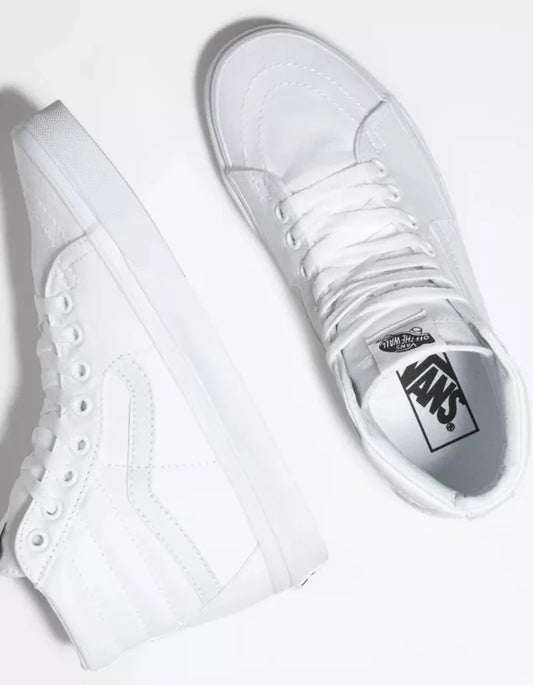 Vans SK8-Hi Canvas True White