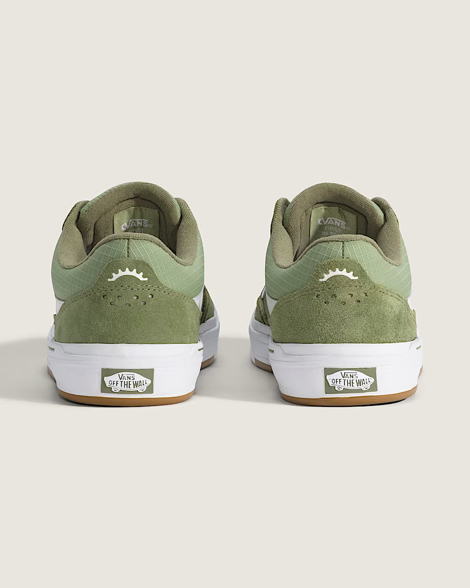 Vans BMX Proof Wafflecup Shoes Olive Green/White