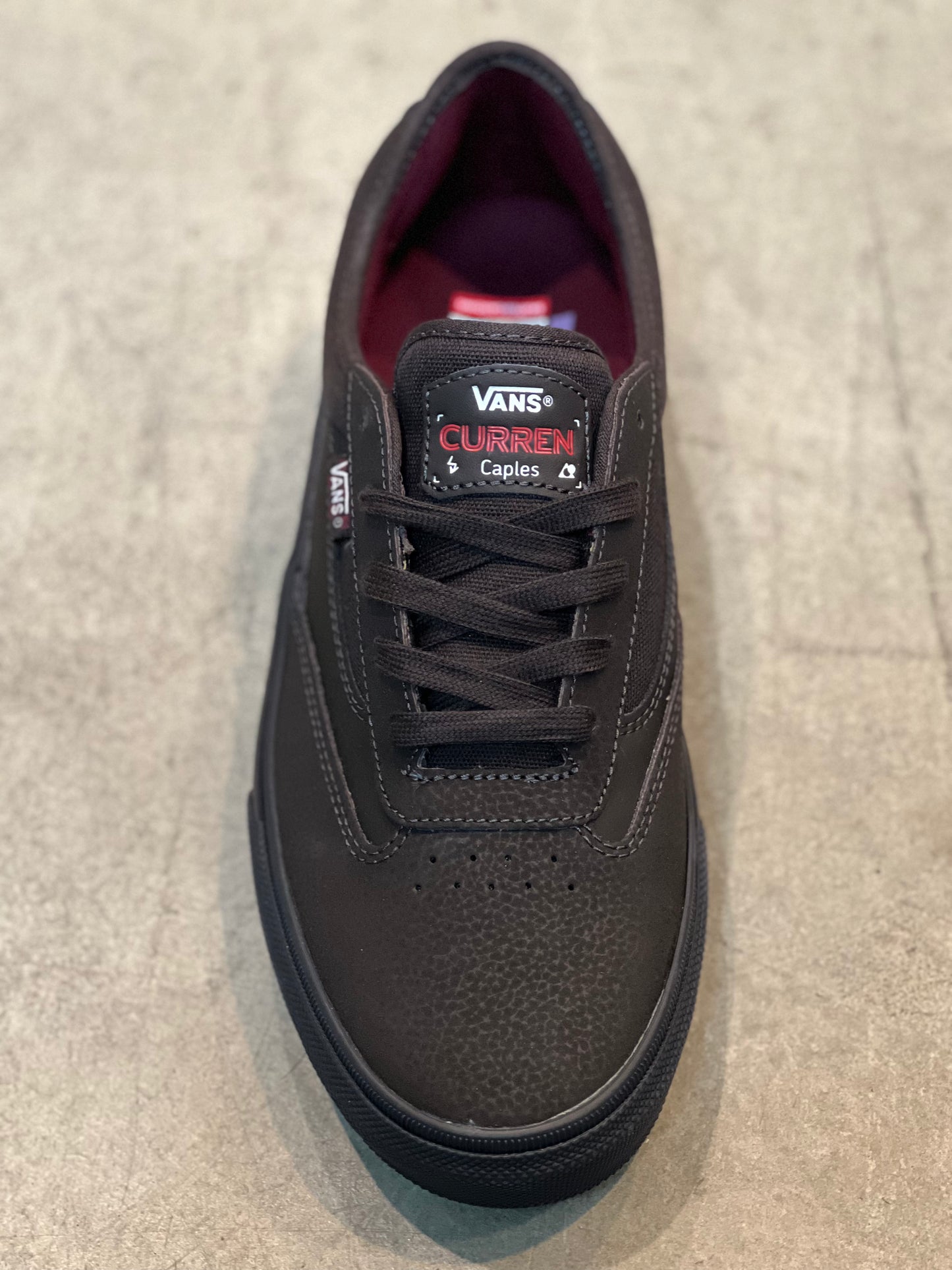 Vans Curren Caples Dark Brown Skate Shoe