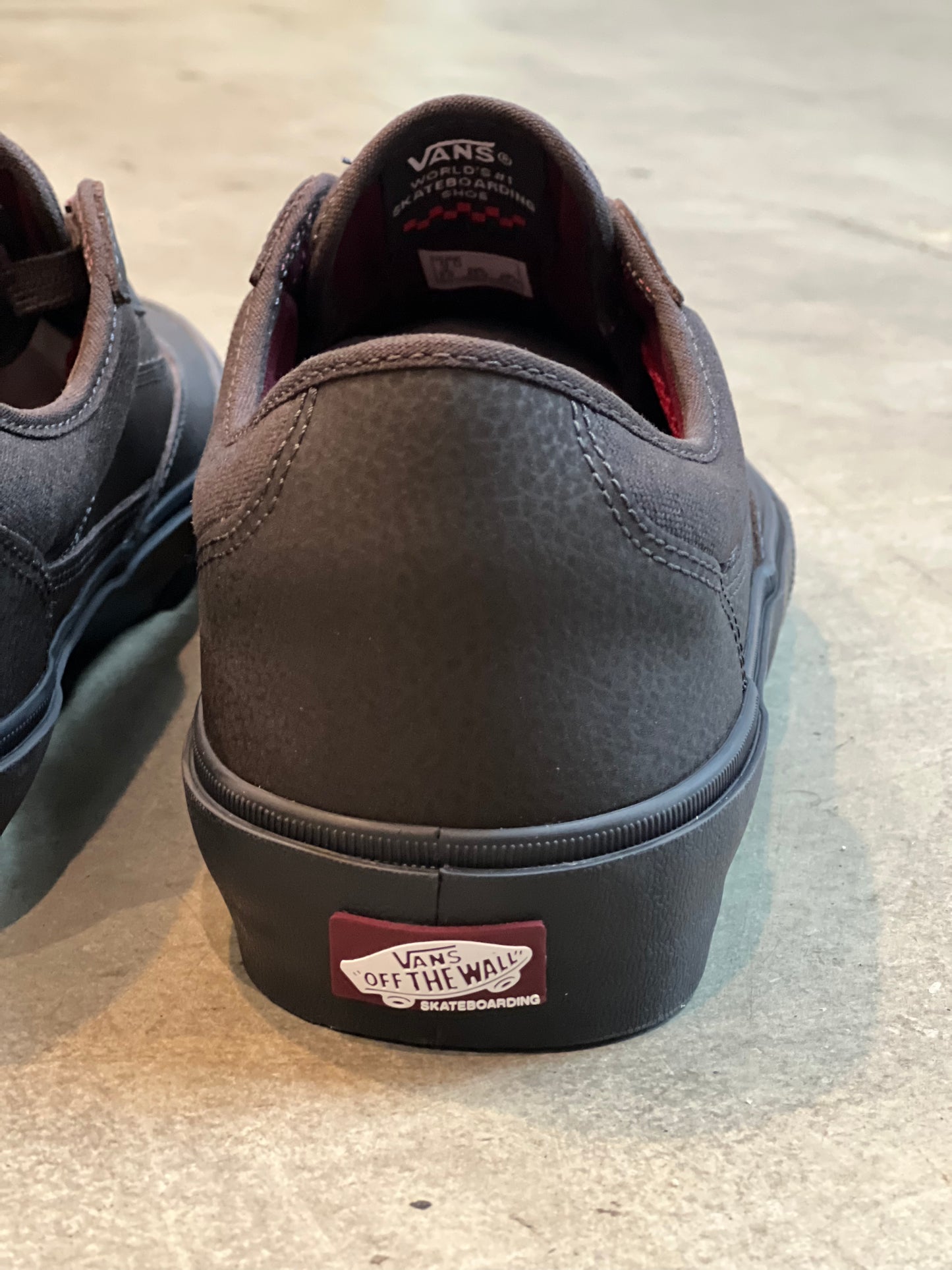 Vans Curren Caples Dark Brown Skate Shoe