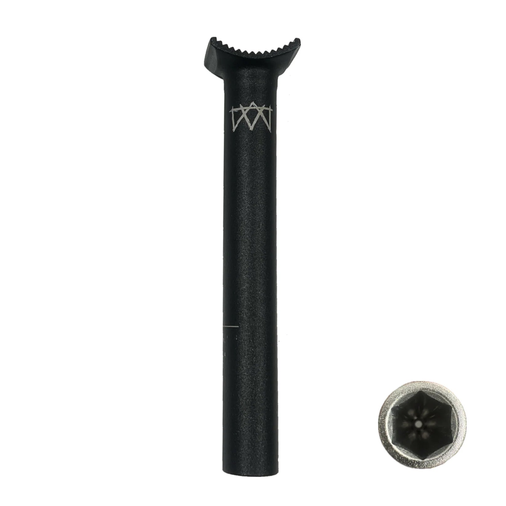 5150Bmx 2-in-1 Pivotal Seat Post w/17mm Wrench (Black) – Kings