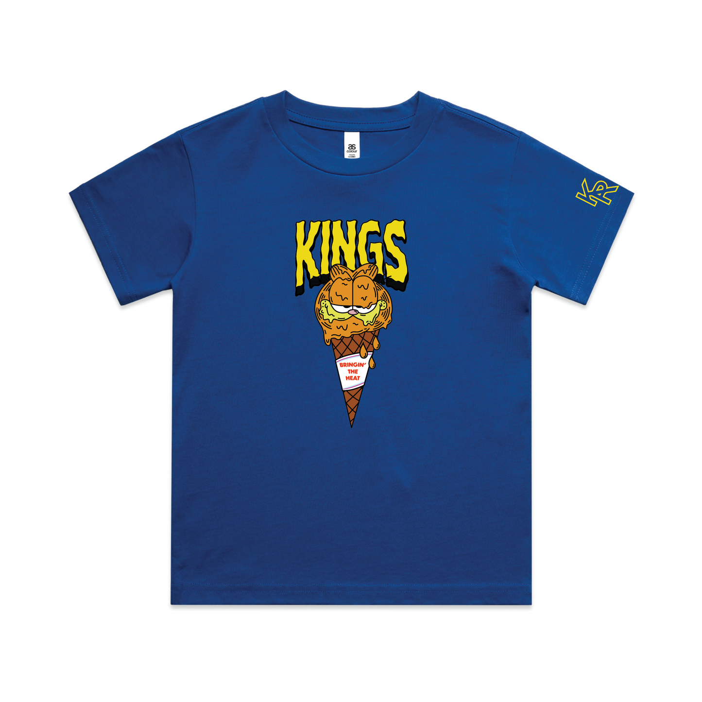KR Bringin' The Heat Kids Tee Royal Blue