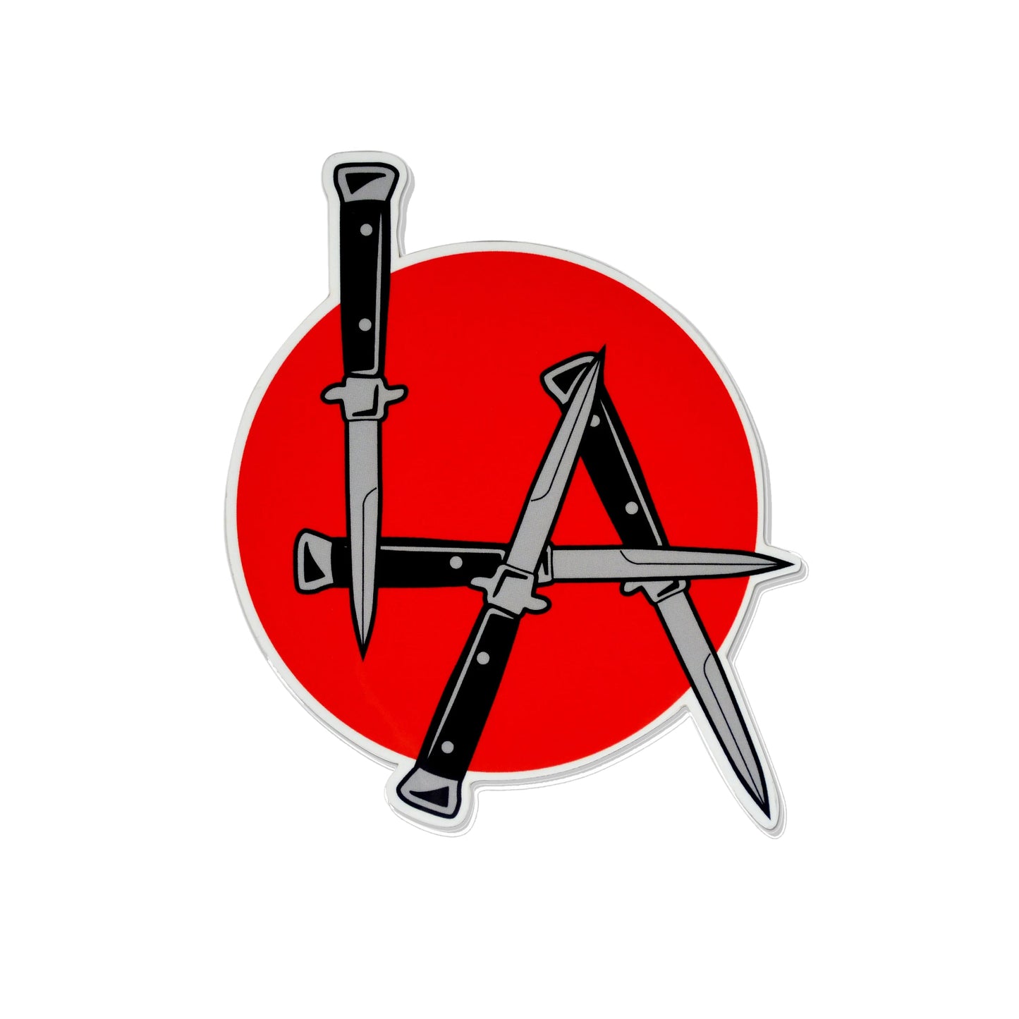 To Live and Die in LA Sticker