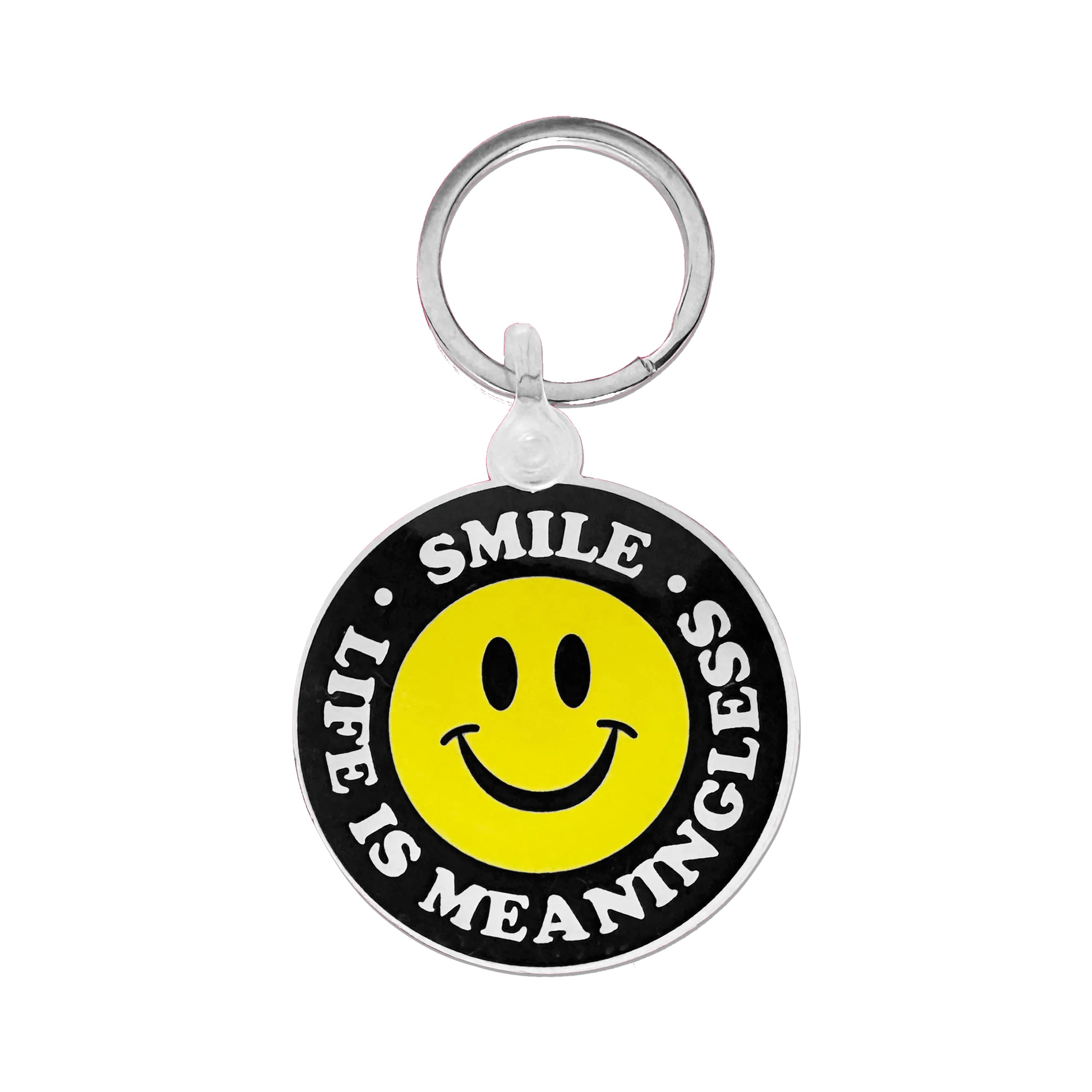 Smile Life is Meaningless Keychain – Kings Rideshop