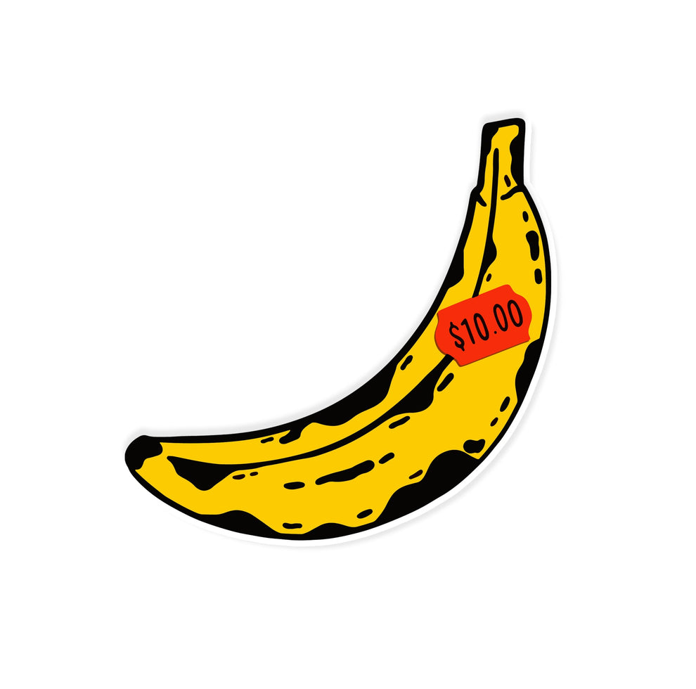 10 Dollar Banana Sticker – Kings Rideshop