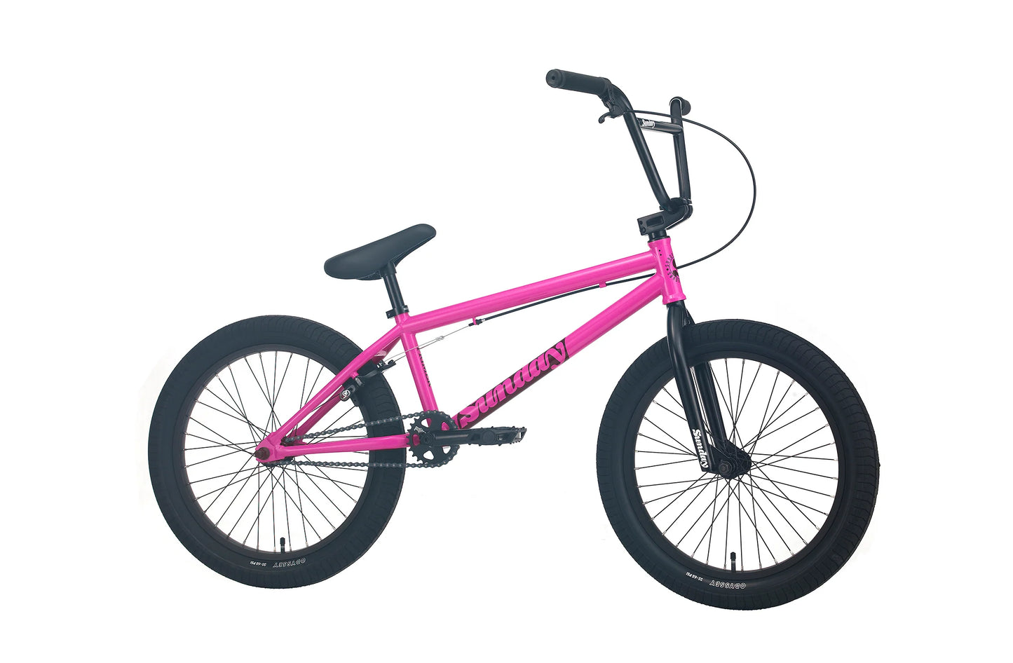 SUNDAY PRIMER BMX Bike Gloss Surf Pink with 20.5" tt