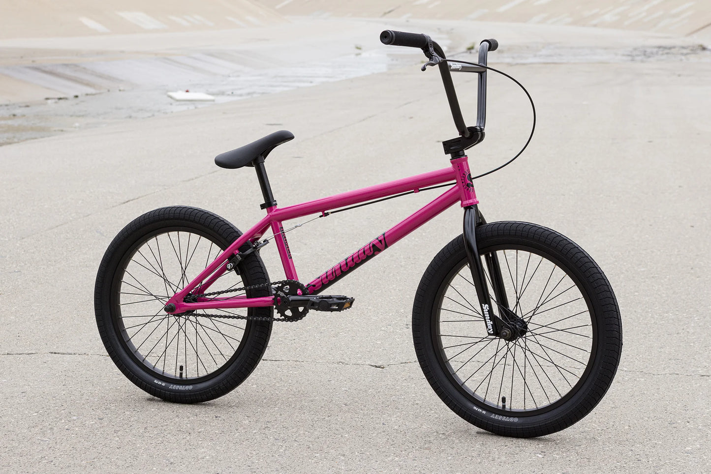 SUNDAY PRIMER BMX Bike Gloss Surf Pink with 20.5" tt