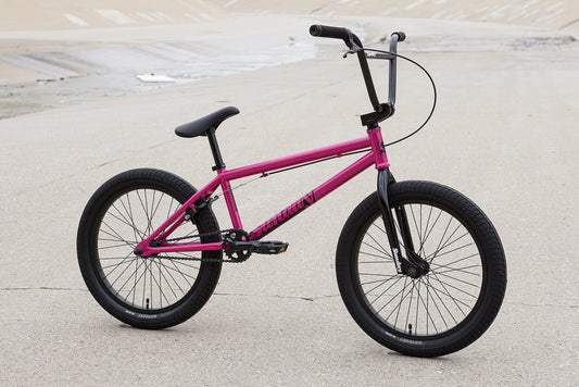 SUNDAY PRIMER BMX Bike Gloss Surf Pink with 20.5" tt