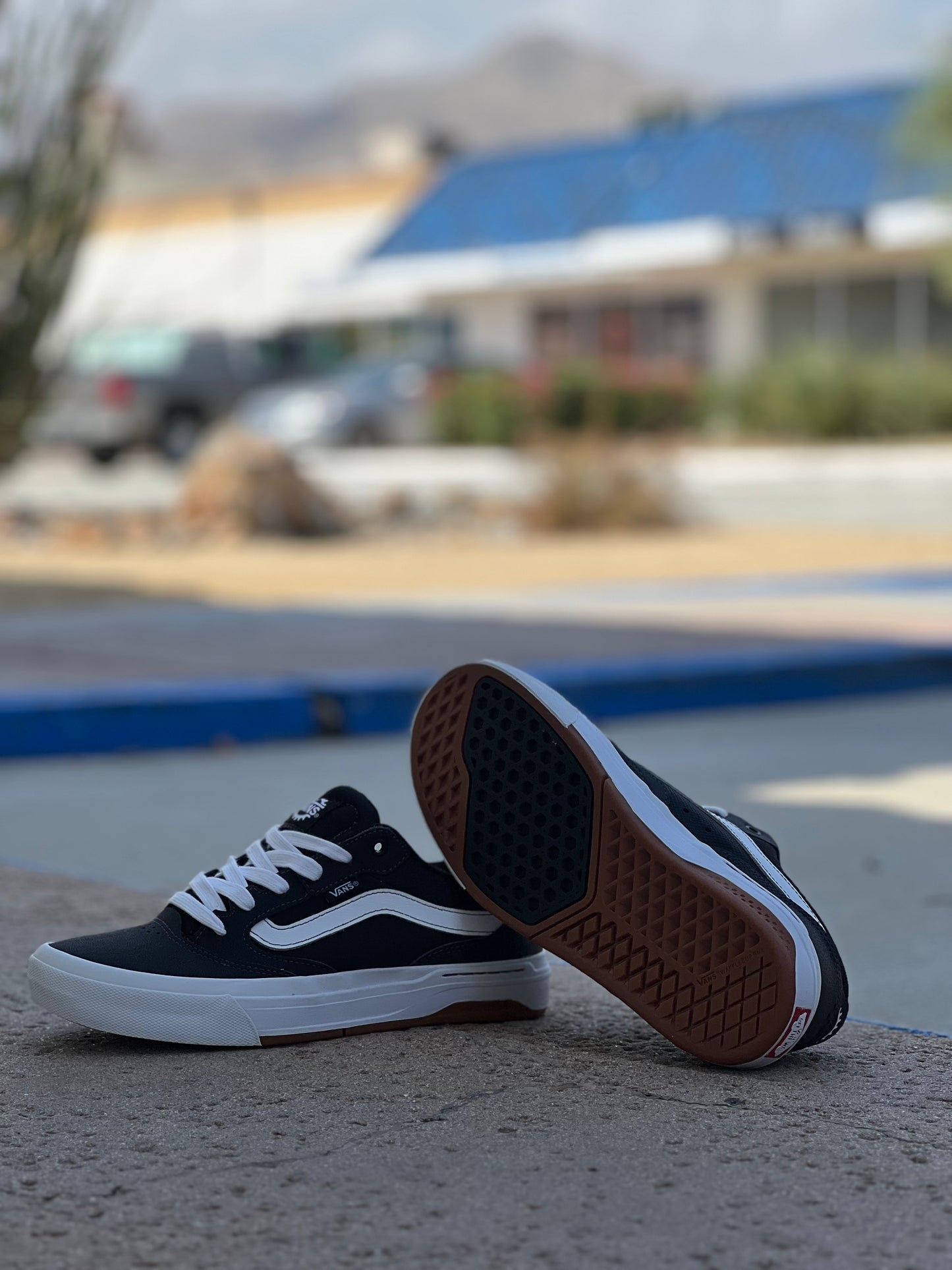 Vans Proof Waffle BMX Shoes Black/White