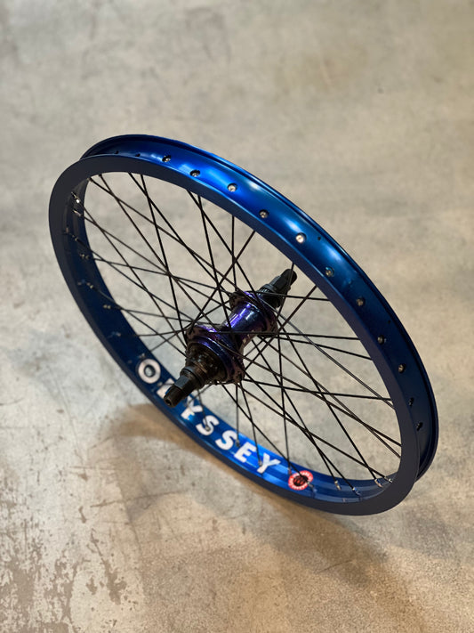 Odyssey Hazard Lite Blue Rim w/ WTP Hybrid Hub Rear Wheel