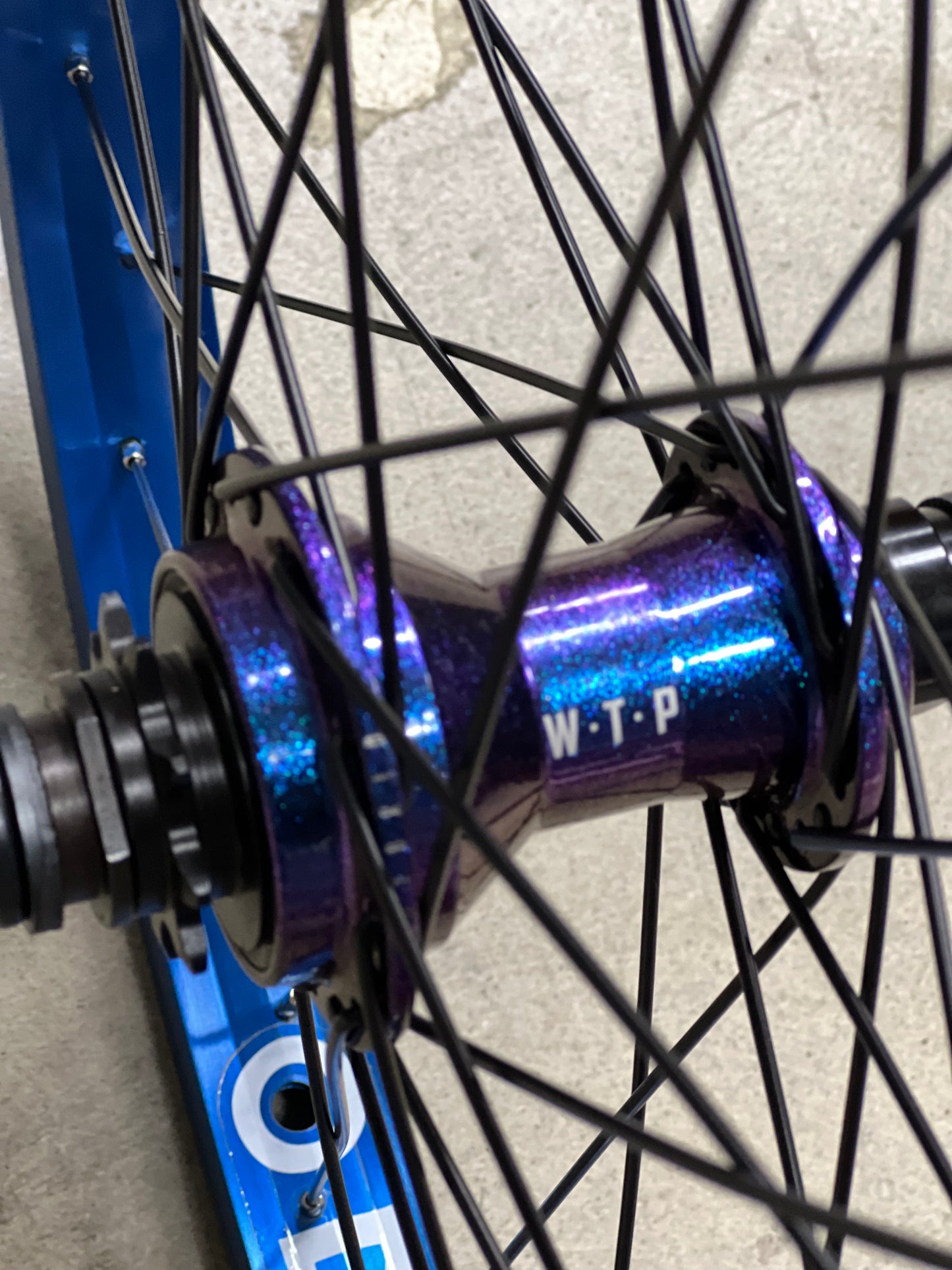 Odyssey Hazard Lite Blue Rim w/ WTP Hybrid Hub Rear Wheel