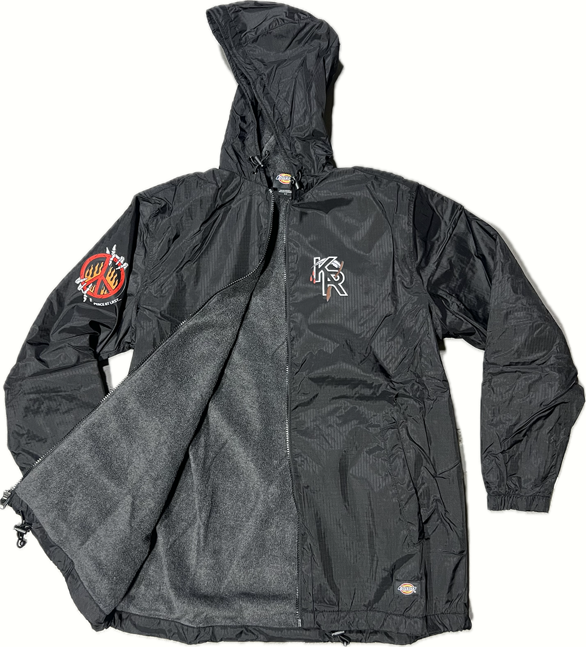KR Dickies Fleece Lined Hooded Jacket
