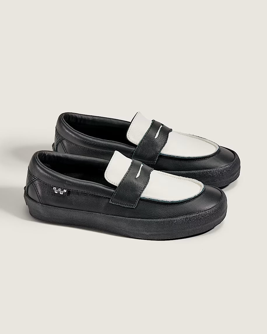 Vans Skate Loafer Shoe Black/White