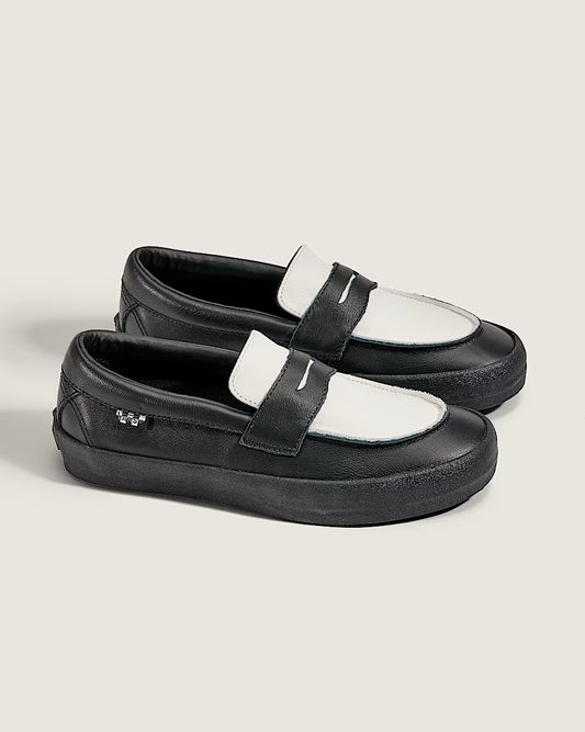 Vans Skate Loafer Shoe Black/White