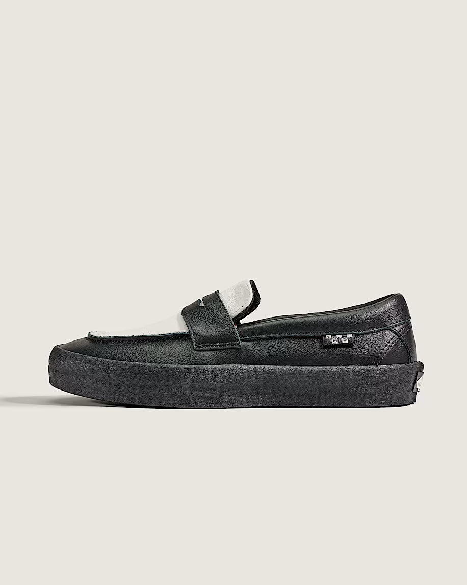 Vans Skate Loafer Shoe Black/White