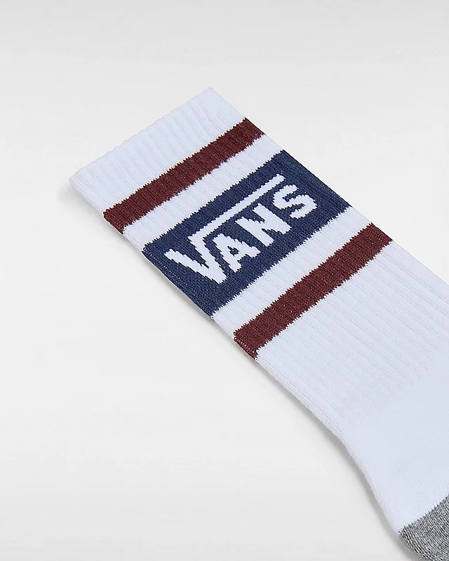 Vans Drop V Crew Socks Bitter Choclate Brown