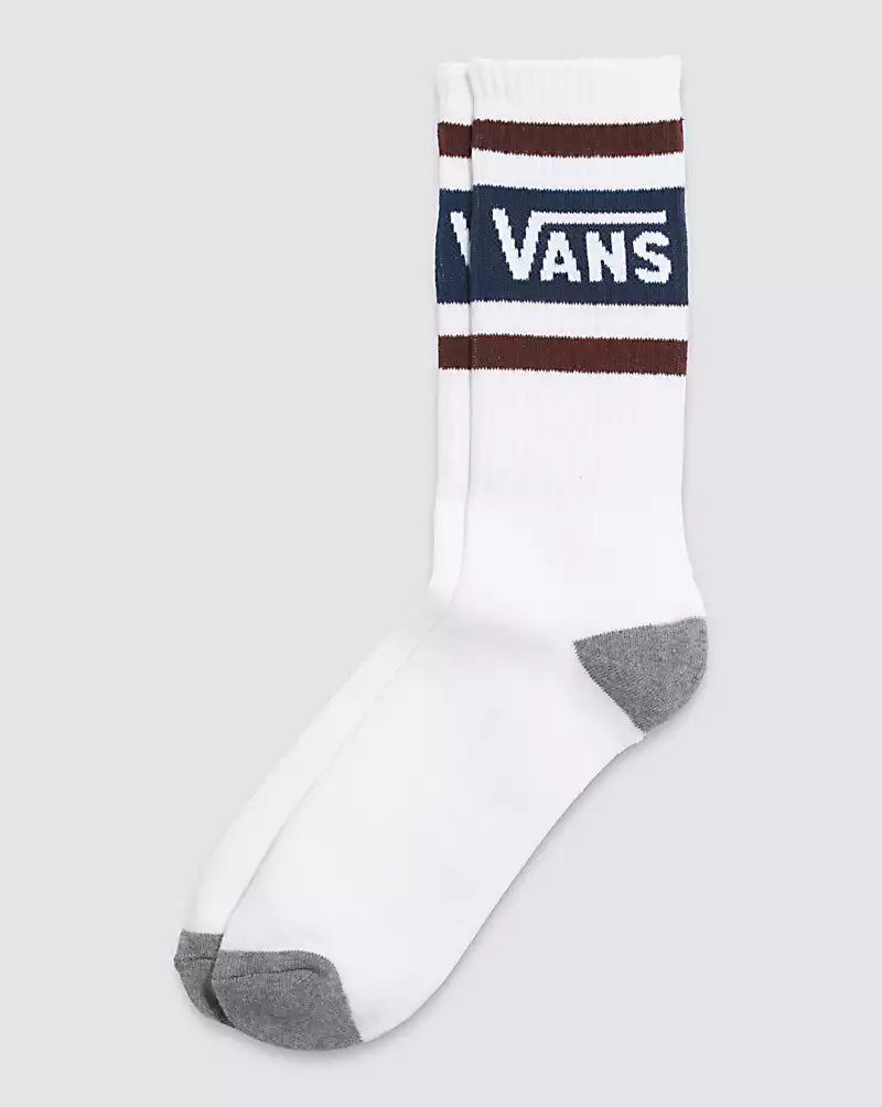 Vans Drop V Crew Socks Bitter Choclate Brown