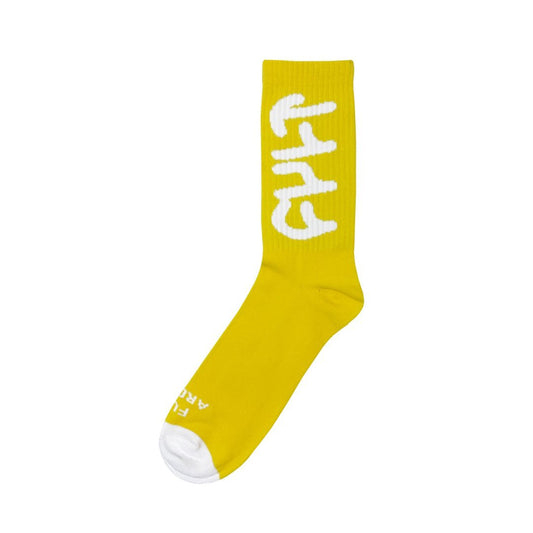 Cult Crew Big Logo Socks Gold