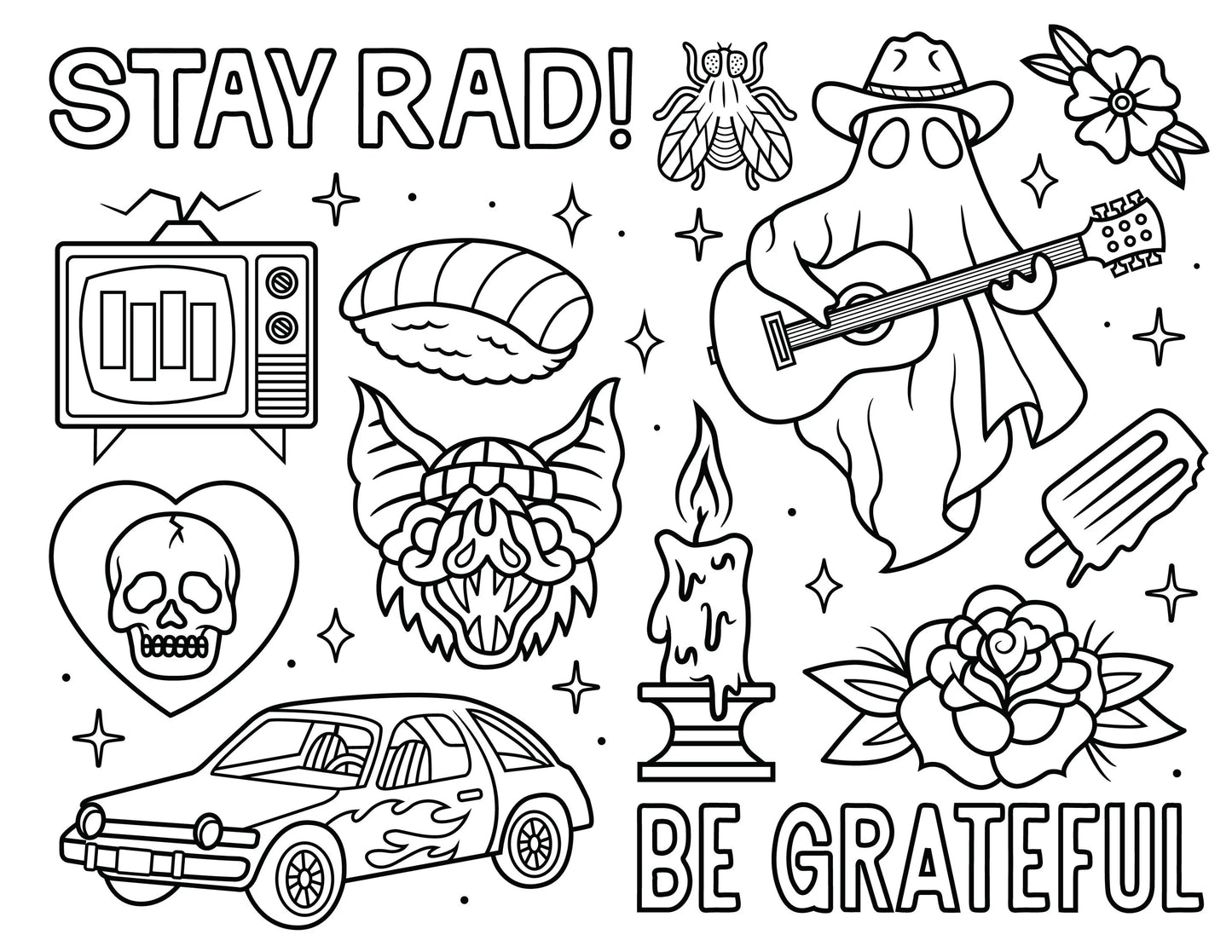 This is a Digital Coloring Book