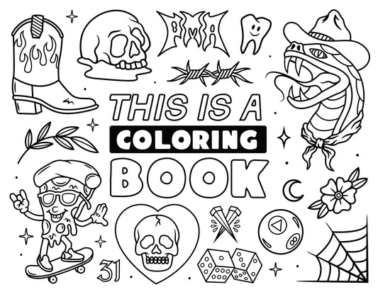 This is a Digital Coloring Book