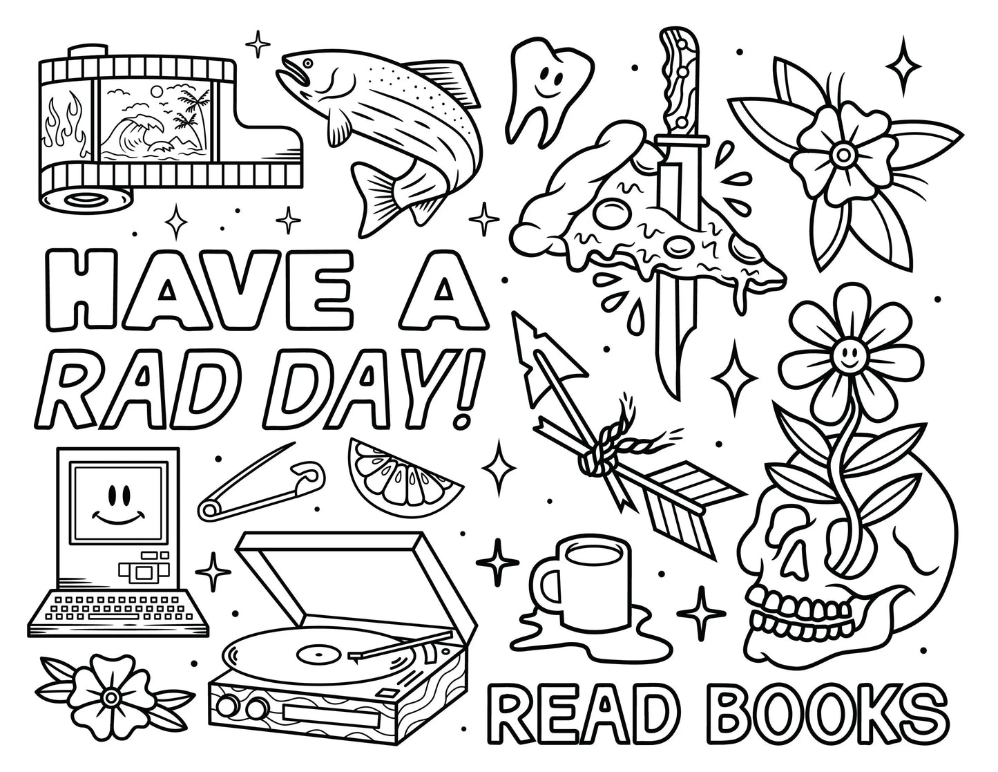 This is a Digital Coloring Book
