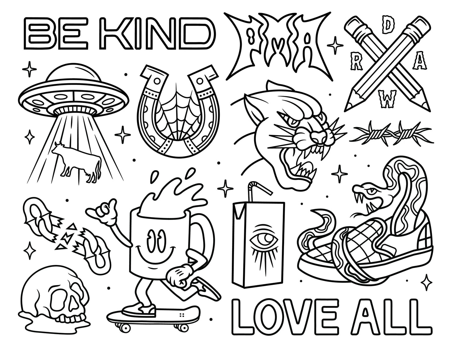 This is a Digital Coloring Book
