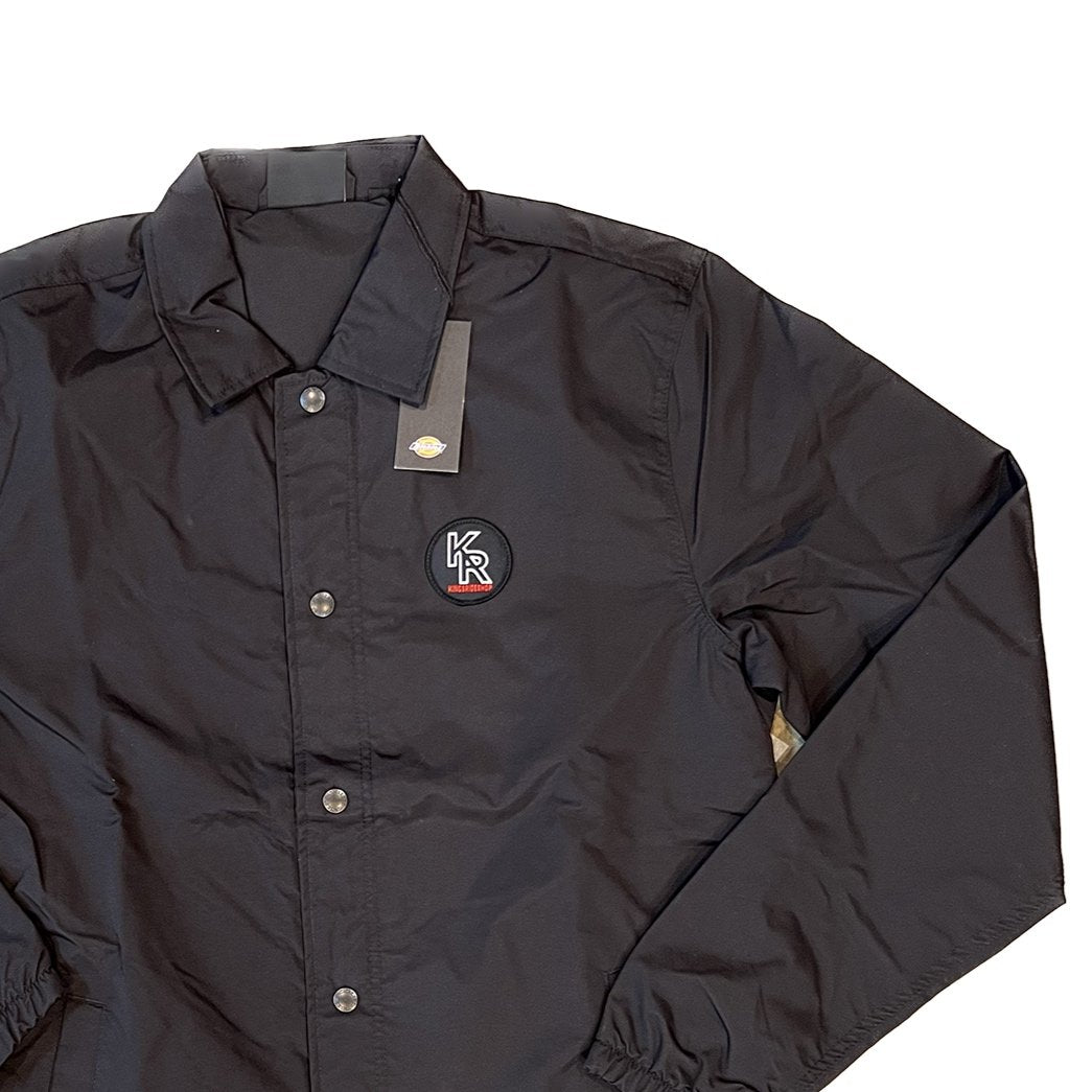 KR Dickies Oakport Coaches Jacket Black