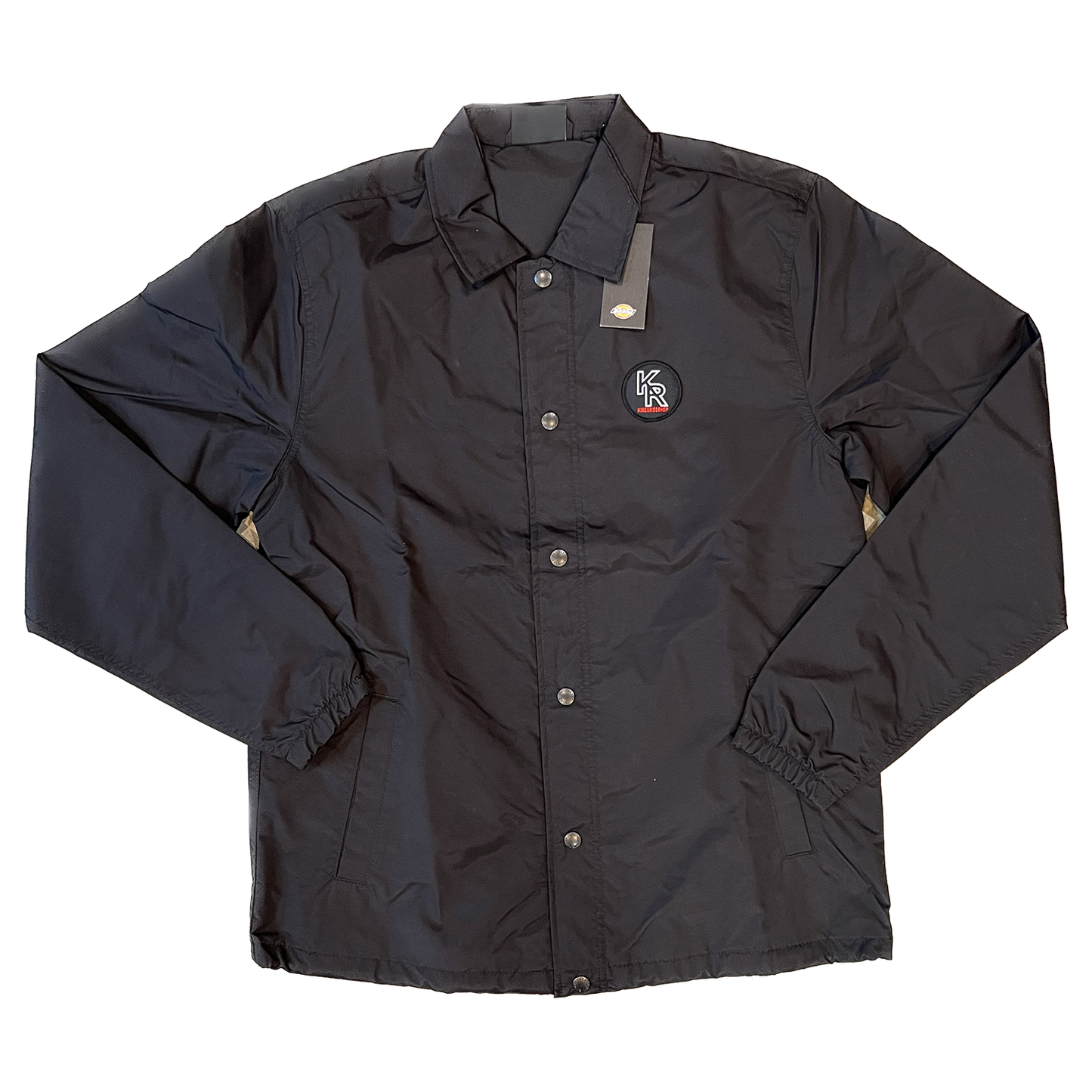 KR Dickies Oakport Coaches Jacket Black