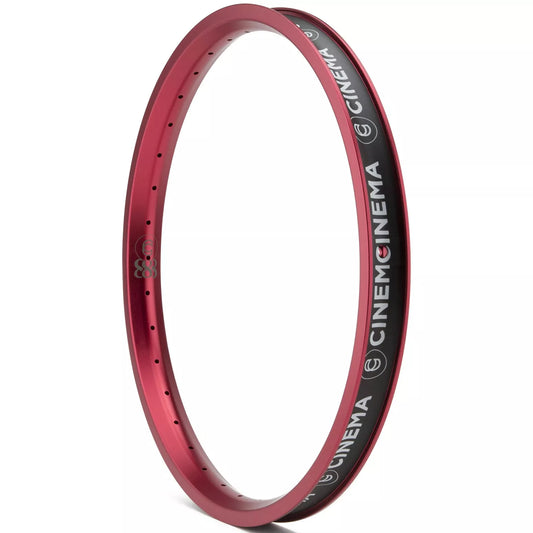 Cinema 888 BMX Rim Sandblasted Red